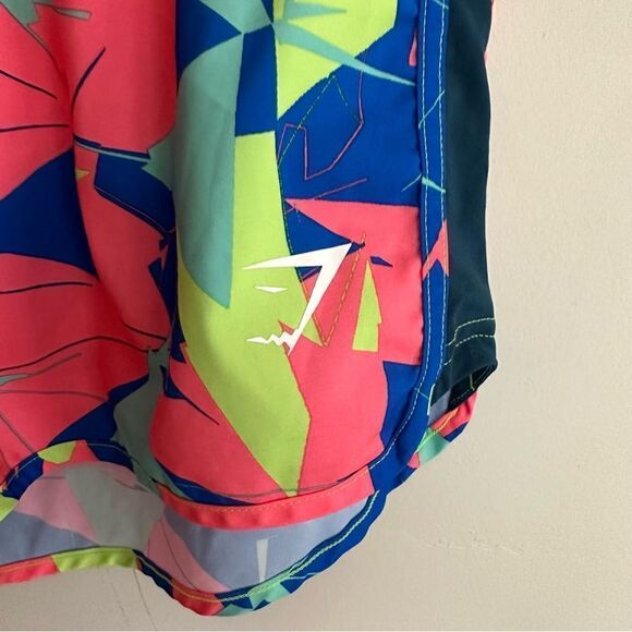 Gymshark bright and colorful lightweight shorts size large. - Picture 3 of 5
